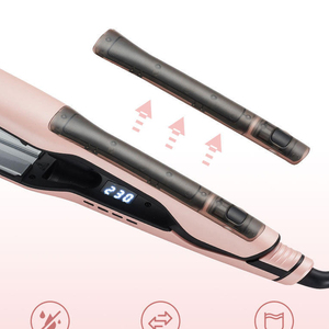 Lisseur à vapeur 65W avec plaques larges de 1,25 pouce, panneau numérique et réglage multi-températures – Outil de lissage professionnel pour salon - Product Image 6