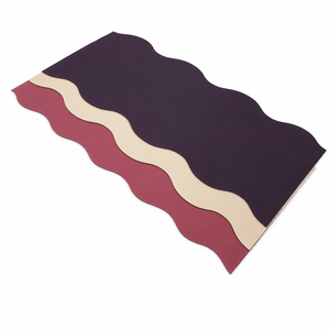 Tapis <span class=keywords><strong>de</strong></span> <span class=keywords><strong>yoga</strong></span> <span class=keywords><strong>en</strong></span> caoutchouc naturel PU à bords ondulés, antidérapant, forme irrégulière, pour entraînement, vente <span class=keywords><strong>en</strong></span> gros, fabricant, fournisseur - Product Image 1