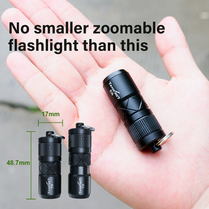 TANK007 E16 Waterproof <strong>LED</strong> Pocket Hand Light <strong>Keychain</strong> Zoomable Mini Torch Light EDC Magnetic <strong>Flashlight</strong> Rechargeable - Product Image 3