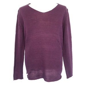 Maglione da Uomo con Scollo a V, Vestibilità Ampia, in Maglia, Tinta Unita, Maniche Lunghe, Casual, Taglie Forti, Morbido e Traspirante, OEM - Product Image 3