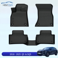 Accessoires automobiles, tapis de sol de voiture 3D toutes saisons en TPE, tapis en caoutchouc pour Audi Q5 & SQ5 2018-2025