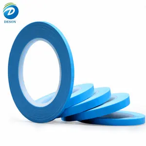 Deson Good Electrically Isolating Soft Silicone Electronic Isolation Heat Sink 2W Blue Conductive Thermal Adhesive Tape