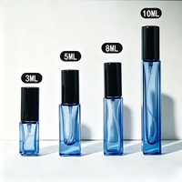 Flacons de parfum carrés en verre, dégradés et unis, vides avec pompe pulvérisatrice 10ml 30ml 50ml 100ml, emballage cosmétique, sérigraphie