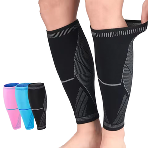Genouillère de compression personnalisable avec logo, en nylon souple, respirant et fin, antidérapante, idéale pour la gym et l'exercice - Product Image 1