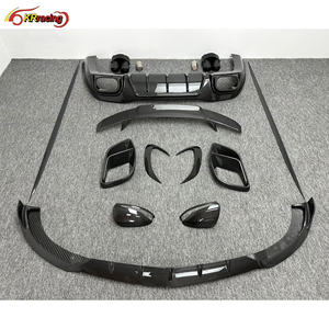 Pièces automobiles Brabu Body Kit, lèvre de pare-chocs en fibre de carbone sèche, aileron arrière pour Mercedes Benz AMG GT63 63s Body Kit Carbone 2021-2024 - Product Image 2