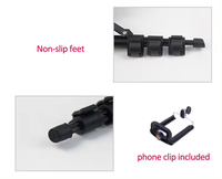 Trépied professionnel pour appareil photo 3120/3110, trépied pour téléphone portable, pliable télescopique, mini support en alliage d'aluminium 34 cm