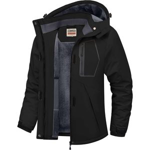 Chaqueta de esquí impermeable XL para mujer 2025, cortavientos con forro polar para invierno, abrigos cálidos de invierno para mujer, trajes de esquí - Product Image 1