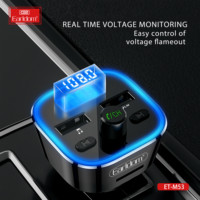 Earldom Quick Fast QC 3.0A Charger BT HandFree call kit Blue-toothes Transmetteur fm sans fil lecteur mp3 de voiture