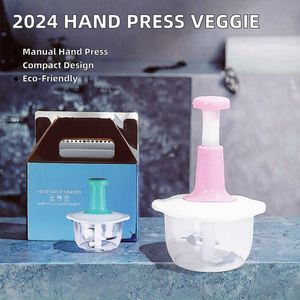 Prensa Manual para Vegetales Maxfree de 1.5L, Accesorio de Cocina de Plástico Resistente y Portátil de Alta Calidad para Frutas y Verduras - Product Image 2