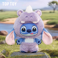 POP MART TOPTOY 100% Original Dsi-ney Stitch Série Animaux Sauvages Vinyle & Peluche Boîte Mystère Cartoon Anime Mystery BoxToyGiftLabUBU