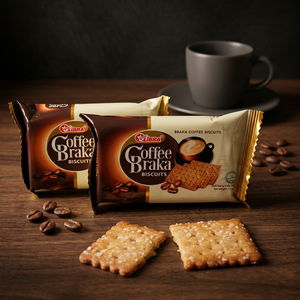 Galletas crujientes con sabor a crema dulce BRAKA Chillin Coffee Crunch, envasadas en caja de 720g. |   Fábrica en Vietnam, ODM, Muestras Gratis - Product Image 3