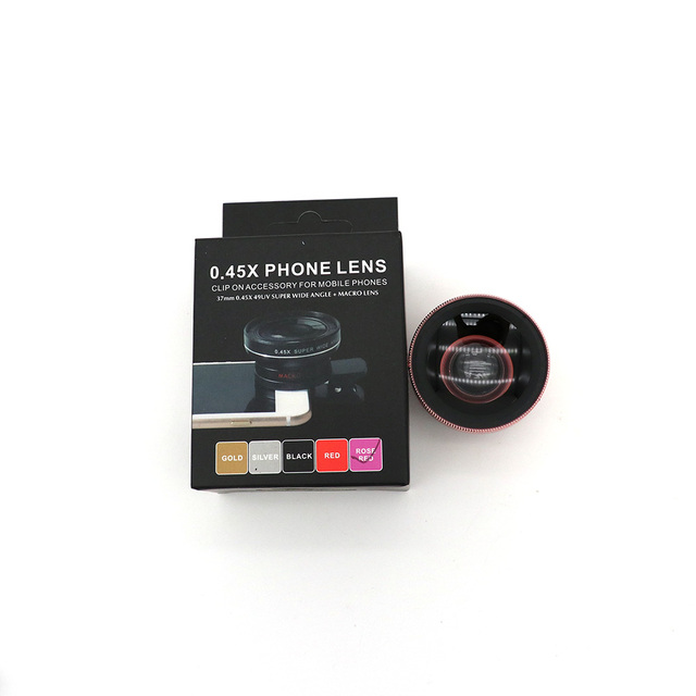 Phone Master Hd Multi-group 30-120mm Macro Lens for Iphone & Samsung Portable Metal Af Focus Compatible With Camera Shooting