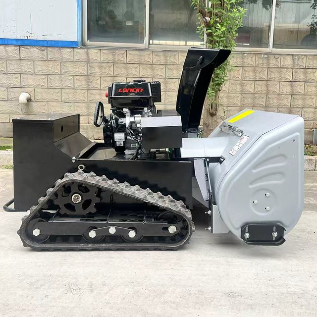 Masenter Customized Electric-start Remote Control snow blower Mini Rc Robot snow blower With Snow Plow Attachments