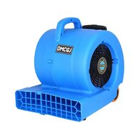 Hochgeschwindigkeits-3-Stufen-370W-Elektro-Boden- und Teppichtrockner, tragbarer Luftbeweger mit Kunststoffkomponenten und Griff/Rädern