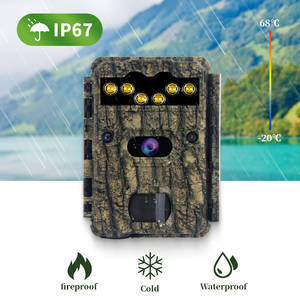 Caméra de chasse en plein air 940nm LED infrarouge <span class=keywords><strong>Trail</strong></span> IP67 Étanche Alimenté par énergie solaire/batterie 36MP CMOS 1080p/4K Prise en charge de la carte SD 512 Go - Product Image 2