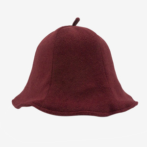 Chapeau de sauna OEM en tissu japonais pour l'hiver, absorbant la transpiration, chaud et épais, idéal pour la salle de <span class=keywords><strong>bain</strong></span> et la vapeur - Product Image 6