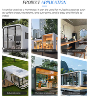 Maison conteneur modulaire européenne 20/40 pieds en acier galvanisé, portable, pour hôtel, villa, design moderne, écologique