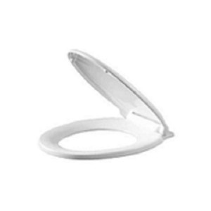 Americana in plastica rotonda coprisedile per bagno morbido chiusura coprisedile wc per due pezzi wc - Product Image 3