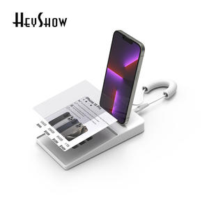 Soporte de Seguridad para Teléfono Móvil con Soporte para Etiquetas de Precio, Alarma Antirrobo y Carga para Auriculares en Tiendas Minoristas - Product Image 1