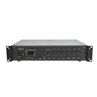 Amplificateur gris ciment Accuracy Pro Audio TPM avec plusieurs sorties de partition pour divers besoins audio