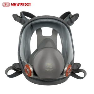 Máscara de Protección Respiratoria Facial Completa, Respirador contra Polvo y Humos, Apta para Trabajadores de Plantas Químicas, Certificación CE - Product Image 1