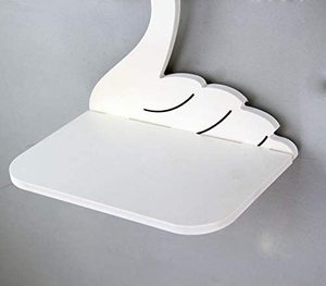 Mensola Galleggiante a Forma di Cigno Bianco <span class=keywords><strong>in</strong></span> <span class=keywords><strong>Legno</strong></span>, Decorazione <span class=keywords><strong>da</strong></span> <span class=keywords><strong>Parete</strong></span> per Camera <span class=keywords><strong>da</strong></span> Letto di Bambine e Ragazze, Portachiavi - Product Image 5