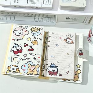 Quaderno A6 in PU con Disegno di Cucciolo, Elegante Quaderno per Studenti con Fogli Staccabili e Colorati - Product Image 5