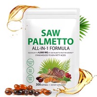 Gélules de Saw Palmetto pour la santé de la prostate chez l'homme, complément alimentaire pour hommes