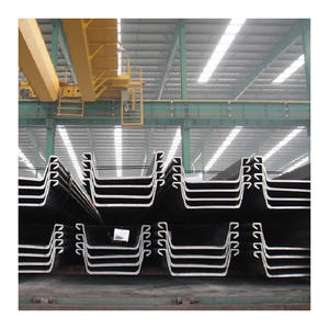 <span class=keywords><strong>แผ่น</strong></span>เหล็ก LARSEN U Q345B/S430GP งานหนักความยาว12-18เมตรเชื่อมต่อกันแบบกำหนดเองสำหรับการก่อสร้างท่าเรือ - Product Image 1