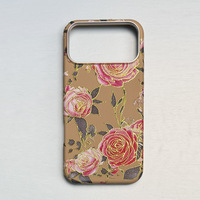 Coque de protection premium anti-chute à motif floral peinture à l'huile vintage pour iPhone 18 Pro Max, compatible avec les coques de téléphone iPhone 17, 16, 15, 14, 13