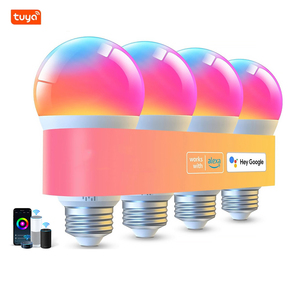 <span class=keywords><strong>Ampoule</strong></span> intelligente WiFi E27 à intensité variable RGBCW, lumière LED colorée, réglage par application, prise en charge de la commande vocale Alexa, <span class=keywords><strong>ampoule</strong></span> A70 - Product Image 1