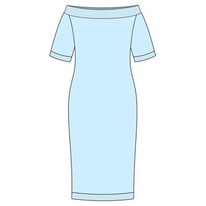 <span class=keywords><strong>Abito</strong></span> estivo da donna OEM, nuovo modello casual con <span class=keywords><strong>scollo</strong></span> <span class=keywords><strong>a</strong></span> barchetta, spalle scoperte, sexy, <span class=keywords><strong>a</strong></span> maniche corte, lunghezza midi. - Product Image 4