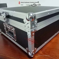 Valise de transport pour instruments d'éclairage de scène, accessoires, plaque électrolytique chromée, personnalisable, petite taille, sac à angle droit