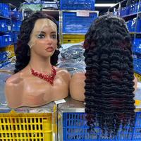 Perruques en gros, perruques brutes, perruques frontales HD sans colle, perruques en cheveux humains pré-épilées, prêtes à porter, perruques à dentelle Deep Wave, fournisseur en gros