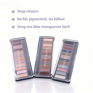 Palette de fards <span class=keywords><strong>à</strong></span> paupières nude smoky naturelles aux couleurs or rose, mat, scintillant, brillant, soyeux et lisse - Product Image 3
