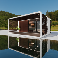 Maison conteneur en acier étanche personnalisée en usine en Chine avec cuisine et salle de bain pour usage bureautique et hôtelier
