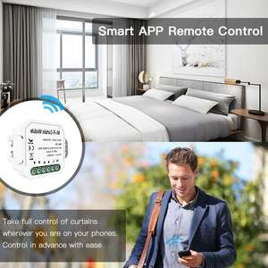 Module d'interrupteur intelligent WiFi pour rideaux électriques motorisés, interrupteur pour volets roulants, pas besoin de remplacer votre <span class=keywords><strong>moteur</strong></span>, télécommande par application - Product Image 6
