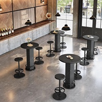 Ensemble de mobilier de restauration OEM ODM durable pour cuisine, cafétéria, café, bistrot, bar, restaurant commercial, table et chaises de salle à manger