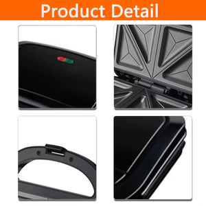Electrodomésticos CE/CB de 750w, <span class=keywords><strong>Sandwichera</strong></span> Grande de 4 Lados, <span class=keywords><strong>Sandwichera</strong></span> 10 en 1, <span class=keywords><strong>Sandwichera</strong></span> <span class=keywords><strong>Grill</strong></span> Antiadherente Eléctrica - Product Image 4