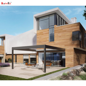 Vente en gros de haute qualité Pergola bioclimatique personnalisée en aluminium bon marché Gazebo d'événement extérieur Pergola de jardin de conception OEM - Product Image 5