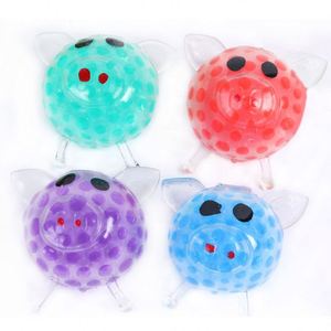 TOYSRUNNER Unisex Educational Pinocchio Squeezing <b>Bead</b> Toys 5-7 Years 6*5.5cm <b>Silicone</b> Squishy Mesh Ball Anti-Stress - Product Image 1