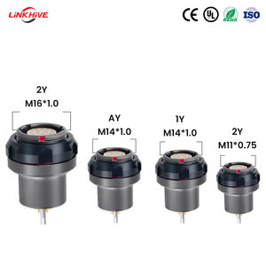 موصلات متينة عالية الجودة بسعر منخفض مباشرة من المصنع، موصل دائري من الألومنيوم المطلي بالكروم الأسود متوافق مع وحدة الاتصال الخارجي - Product Image 3