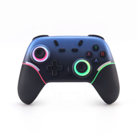 Control Inalámbrico con Doble Motor y Función de Vibración para Smart TV, Tablet, PC, Switch, Android, Gamepad BT