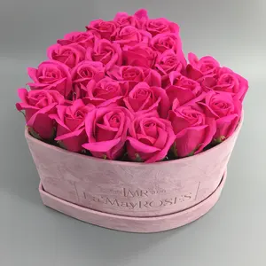Сделанные на заказ высококачественные коробки в форме сердца и розы с логотипом, коробки в форме сердца, коробки в форме роз