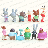 Vente en gros de mini-jouets en PVC représentant des animaux sauvages pour les machines à capsules Gashapon, les prix des parcs d'attractions
