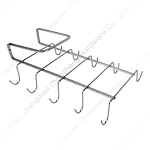 ที่แขวนแก้วชอโช 6 ตะขอ สแตนเลส ที่แขวนแก้วน้ำ ที่เก็บของในครัว - Product Image 2