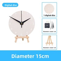 Nouvelle Arrivée 2026 Horloge Murale Éducative au Design Moderne Horloge Ronde en Bois DIY pour Maternelle et École Maternelle