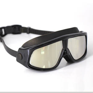 Gafas de natación con montura grande, antivaho, impermeables, de alta definición, para hombres, lentes de policarbonato de plástico para adultos - Product Image 3