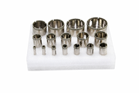 Scie cloche diamantée électroplaquée 32/35/40mm pour marbre, carrelage, porcelaine – Vente directe usine