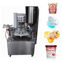 Meilleure vente de machine d'embouteillage automatique à plateau tournant pour crème glacée, machine à fabriquer les gobelets d'eau